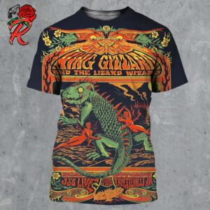 King Gizzard And The Lizard Wizard Concert Poster For Fayetteville Arkansas At JJ’s Live On November 13 2024 All Over Print Shirt