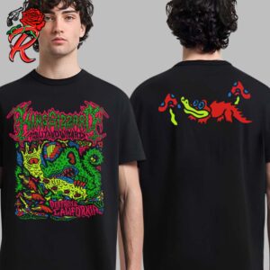 King Gizzard And The Lizard Wizard Destroys California 2024 Official Merch Shows On November 1 To November 4 2024  Two Sides Unisex T-Shirt