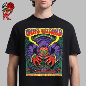 King Gizzard And The Lizard Wizard Poster For Show In Albuquerque New Mexico At Revel Entertainment On November 11 2024 Unisex T-Shirt