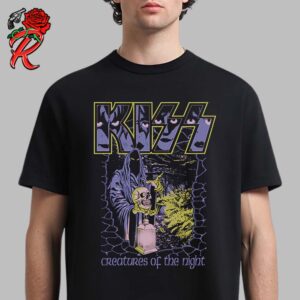 Kiss Creatures Of The Night Ghost of KISSmas Past Vintage T-Shirt