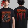 Kiss Twas The Night Before KISSMAS 2024 Holiday Two Sides Unisex T-Shirt