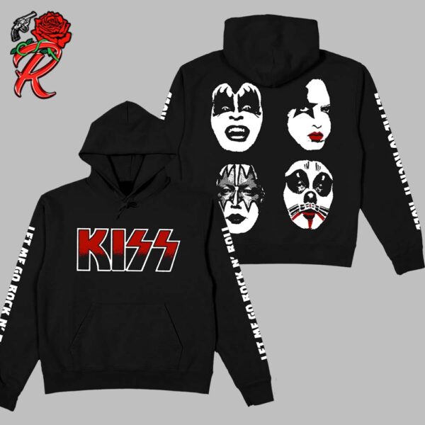 Kiss Let Me Go Rock N Roll 2024 Holiday Collection Unisex Hoodie