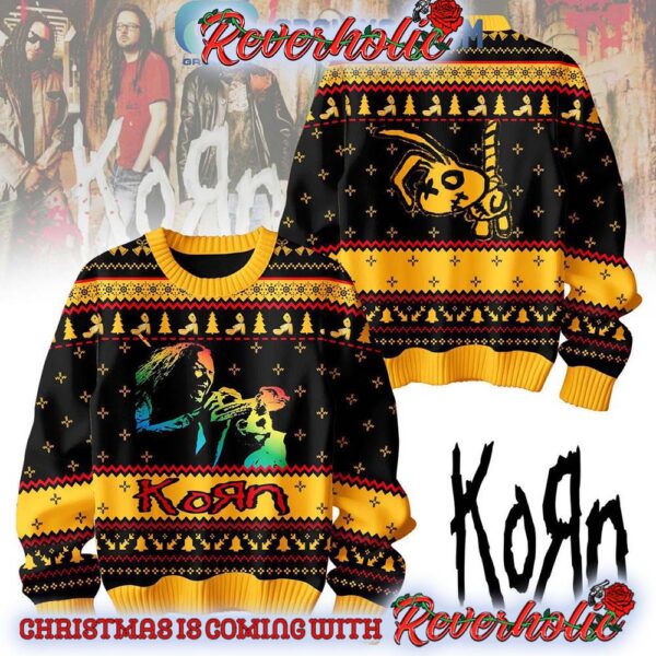 Korn 2024 The Puppet Merry Christmas Gifts For Holiday Christmas Ugly Sweater