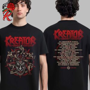 Kreator European Tour 2024 Pentagram Two Sides Unisex T-Shirt