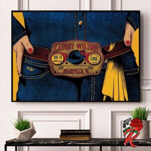 Lainey Wilson Poster For Show In Evansville Indiana At Ford Center On November 2 2024 Country Is Cool Again Cowboy Belt Style Art Home Decor Poster Canvas