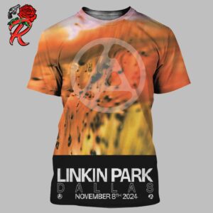 Linkin Park Dallas Texas From Zero Tour Merch Poster On November 8 2024 All Over Print Shirt