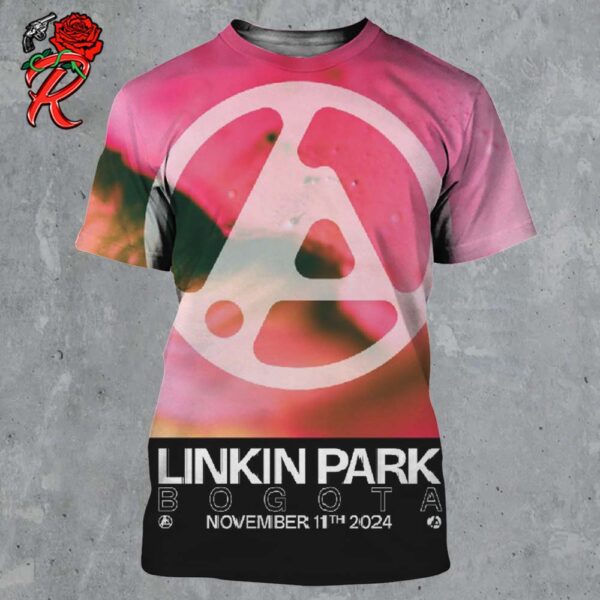 Linkin Park From Zero Tour 2024 Bogota Colombia Poster At Coliseo Medplus On November 11 2024 All Over Print Shirt