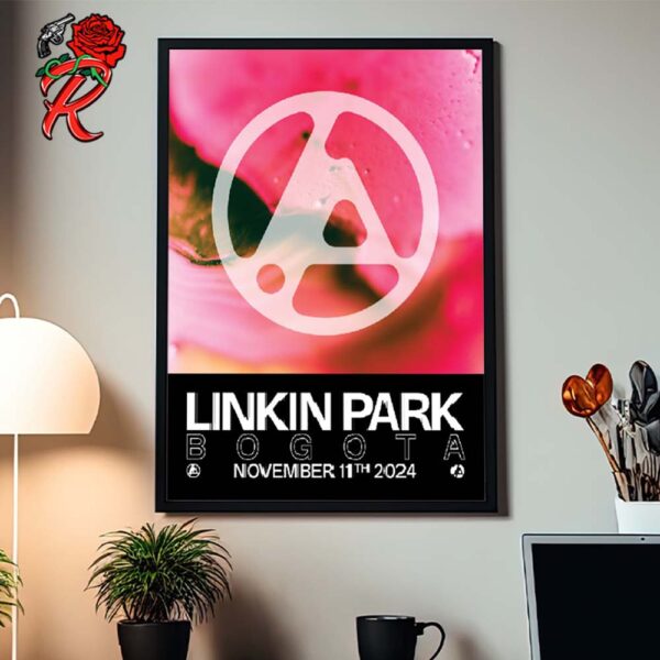 Linkin Park From Zero Tour 2024 Bogota Colombia Poster At Coliseo Medplus On November 11 2024 Home Decor Poster Canvas