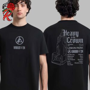 Linkin Park League Of Legends Worlds 2024 Limited Edition Heavy Is The Crown Two Sides Unisex T-Shirt