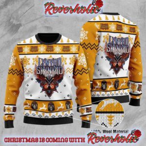 Lynyrd Skynyrd Snow Merry Christmas Gifts For Holiday Christmas Ugly Sweater