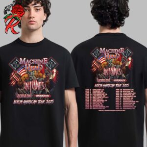 Machine Head North American Tour 2025 Tour Dates List Two Sides Unisex T-Shirt