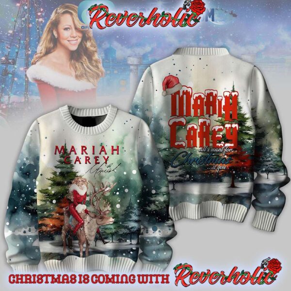 Mariah Carey All I Want For 2024 Christmas Is You Gifts For Holiday Christmas Ugly Sweater