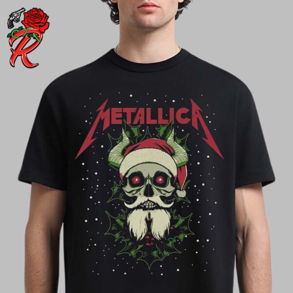 Metallica Santa Horns Holiday 2024 Unisex T-Shirt