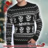 Rush Band Funny Photo With Santa Hat Happy Holiday Knitted Green Ugly Christmas Sweater