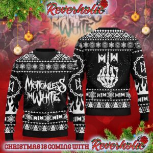 Motionless in White Gothic Metal Rock Band Motionless in White Christmas Winter Holidays Gifts For Holiday Christmas Ugly Sweater