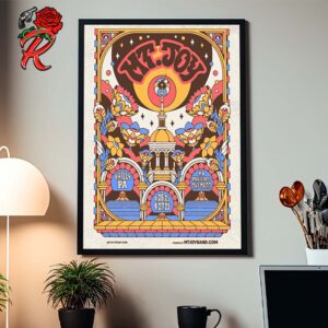 Mt Joy Poster For Shows In Philly Pennsylvania At TD Pavilion At The Mann On 26 And 27 September 2025 Home Decor Poster Canvas