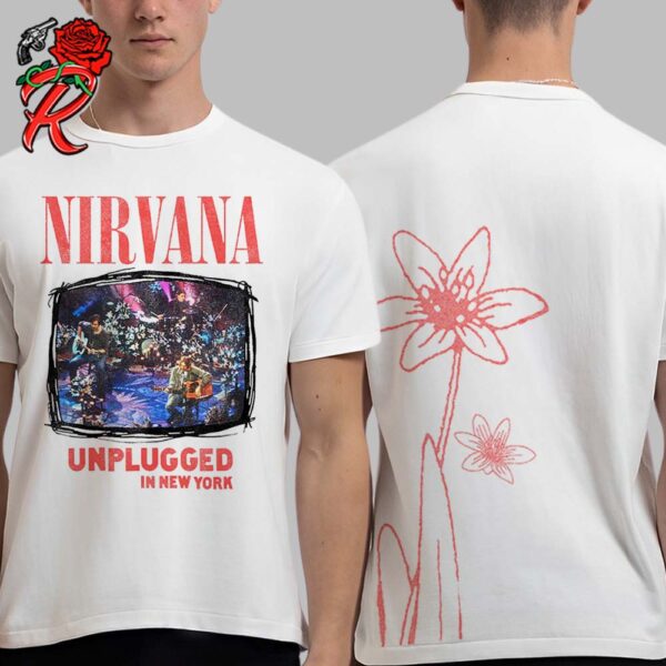 Nirvana Unplugged in New York 30th Anniversary Flower Unisex T-Shirt