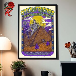 Oteil And Friends Poster For Two Night Stand In Denver Colorado At Cervantes Masterpiece Ballroom On November 1 And 2 2024 Home Decor Poster Canvas