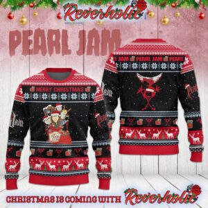 Pearl Jam Band Santa Claus Ugly Christmas Sweater