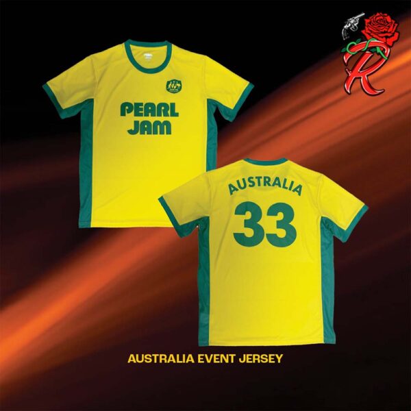 Pearl Jam Event Jersey For Queensland Australia At People First Stadium Gold Coast On November 13 2024 All Over Print Shirt