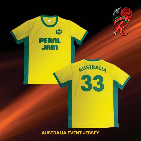 Pearl Jam Merch Event Jersey 33 For Sydney Australia At Engie Stadium On November 21 And 23 2024 Unisex T-Shirt