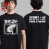 Pearl Jam Event Tee For Sydney Australia Night 1 At Engie Stadium On November 21 2024 Warrane Shark Art Two Sides Unisex T-Shirt