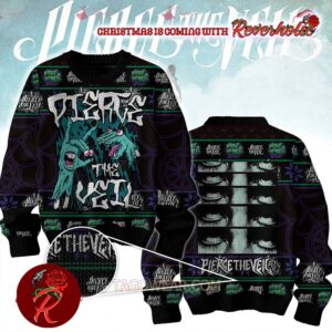 Pierce The Veil Eye Roller 2024 Ugly Christmas Sweater