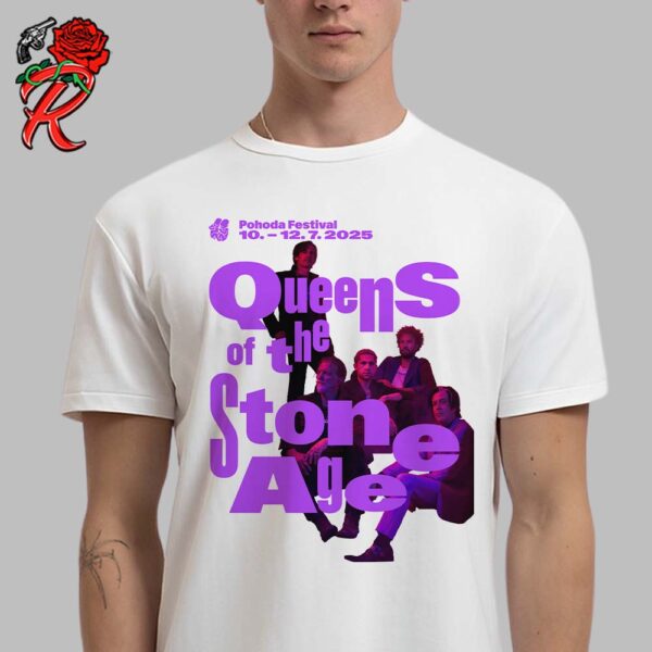 Queens Of The Stone Age Poster For Pohoda Festival In Slovakia On July 10 to 12 2025 Unisex T-Shirt