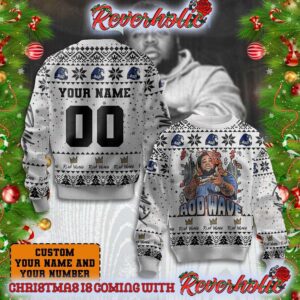 Rod Wave Hip Hop Rap Nostalgia Personalized Christmas Gifts For Holiday Christmas Ugly Sweater