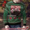 Rush Band Jack Skelington Santa Clause Playing Guitar Xmas Gift For Fans Ugly Christmas Sweater