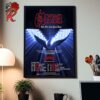 Saxon Hell Fire And Steel Tour 2025 European Dates Tour Schedule List Home Decor Poster Canvas