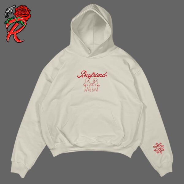 Selena Gomez Holidays 2024 Boyfriend Sand Unisex Hoodie