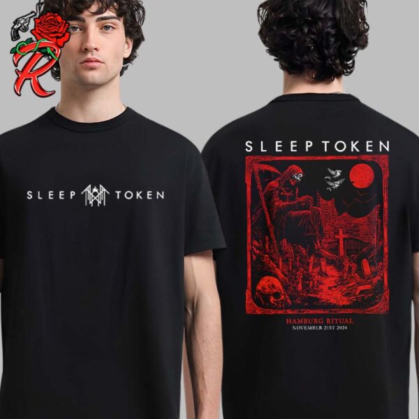 Sleep Token Hamburg Ritual Exclusive Tee Germany On November 21 2024 Pop Up Store Two Sides Unisex T-Shirt