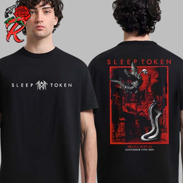 Sleep Token Prague Ritual Exclusive Tee Czech Republic On November 15 2024 Pop Up Store Two Sides Unisex T-Shirt