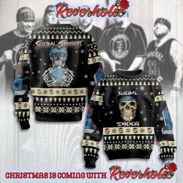 Suicidal Tendencies Band Christmas Gifts For Holiday Christmas Ugly Sweater