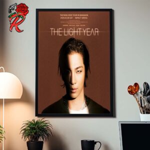 Taeyang Big Bang 2025 Tour In Bangkok The Light Year On February 8 2025 At Impact Arena Home Decor Poster Canvas