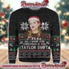 Taylor Swift Christmas In My Heart Is A Tree Farm Christmas Ugly Sweater Green Version