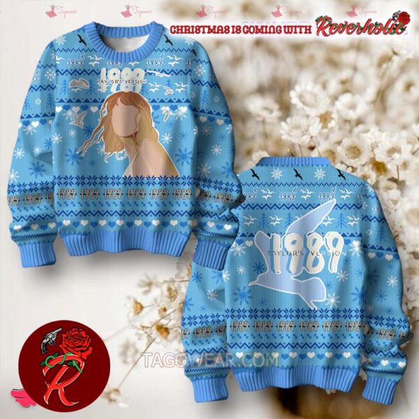 Taylor Swift Taylor’s Version 1989 Taylor Swift Blue Ugly Christmas Sweater