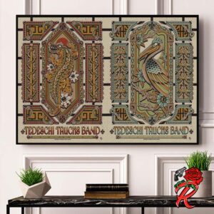 Tedeschi Trucks Band Combined Full Shows Poster For New Orleans Louisiana At Saenger Theatre On November 1 And 2 2024 Home Decor Poster Canvas