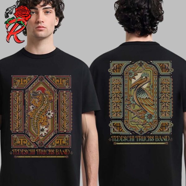 Tedeschi Trucks Band Combined Full Shows Poster For New Orleans Louisiana At Saenger Theatre On November 1 And 2 2024 Two Sides Unisex T-Shirt