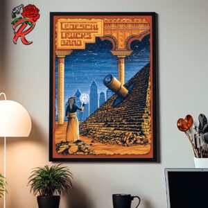 Tedeschi Trucks Band Poster For Show In Atlanta Georgia Night 1 At The Fox Theatre On November 15 2024 Egypt Pharaoh And The Great Pyramid of Giza Artwork Home Decor Poster Canvas