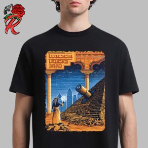 Tedeschi Trucks Band Poster For Show In Atlanta Georgia Night 1 At The Fox Theatre On November 15 2024 Egypt Pharaoh And The Great Pyramid of Giza Artwork Unisex T-Shirt