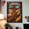 Tedeschi Trucks Band Poster For Show In Raleigh North Carolina Night 1 At Martin Marietta Center For Performing Arts On November 7 2024 Home Decor Poster Canvas