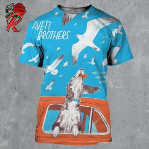 The Avett Brothers Gig Poster For Show In Hollywood Florida At Hard Rock Live On November 17 2024 All Over Print Shirt