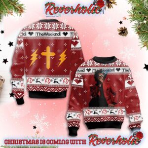 The Weeknd XOTWOD Christmas Gifts For Holiday Christmas Ugly Sweater