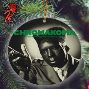 Tyler The Creator Chromania 2024 Album Cover Christmas Tree Decorations Ornament