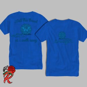 Weezer Royal Blue Undone Tee Hold This Thread As I Walk Away Blue Holiday Merch Collection Two Sides Unisex T-Shirt