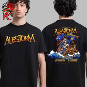 Alestorm And Nekrogoblikon Australia And New Zealand Tour 2025 Two Sides Unisex T-Shirt