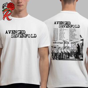 Avenged Sevenfold European Tour 2025 Tour Schedule Dates List Two Sides Unisex T-Shirt