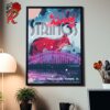 Billy Strings Memphis Tennessee Night 1 Poster At Fedexforum On December 6 2024 Fox Artwork Home Decor Poster Canvas